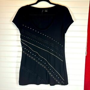 New Direction Black Women’s Top Size L
